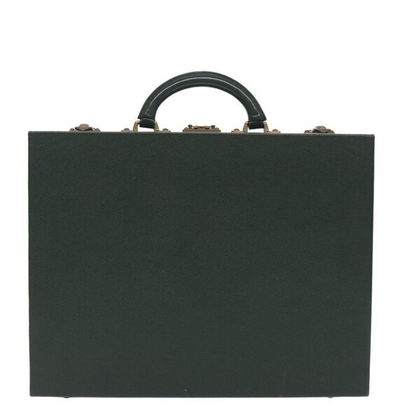 Louis Vuitton Other - Louis Vuitton Malle Green Leather Travel Bag (Pre-Owned)